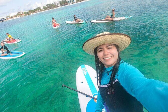 Morning Session - All Levels Paddleboard Group Caribbean Sea - How the 2-Hour Session Works for Beginners and Regulars