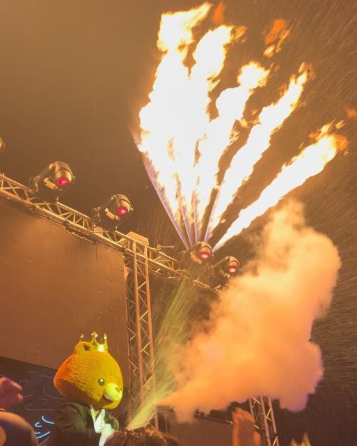 Neon Glow night Beach Party Regular - The Show Stops: Fire, Pyrotechnics, Dancers, Champagne Showers