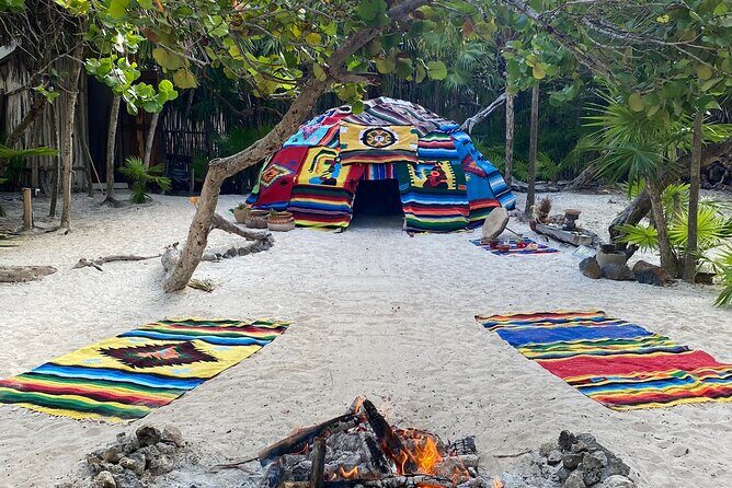Oceanfront Temazcal Experience in Tulum - Inside the temazcal: hot stones, medicinal plants, and the guided rhythm