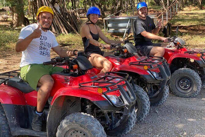Off Road in Cozumel with ATVs, El Cedral Ruins and Cenote - El Cedral Village and Ruins: Quick Culture Between the Dust