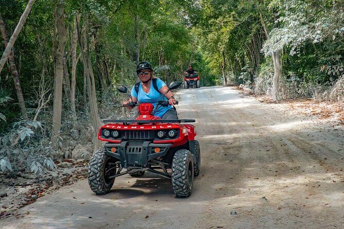 Off Road Ride to El Cedral town and Cenote Jade on ATVs - Tequila tasting at the cenote stop (18+)