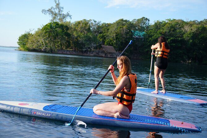 Paddle at Dawn with visit to Cenotes and Islands - The channel to your first swim: cool off while the sky warms up