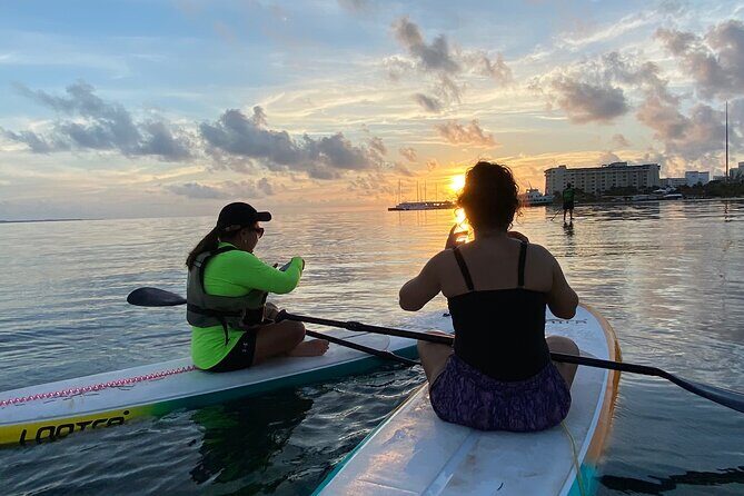 Paddle Board at Sunrise or Sunset in Cancun - How the 2-Hour Paddle Usually Plays Out on Your SUP