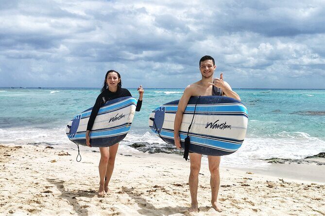 Paddleboard Rental At Certified SUP School Playa Center - Getting to the water fast: the Fusion Beach meeting point