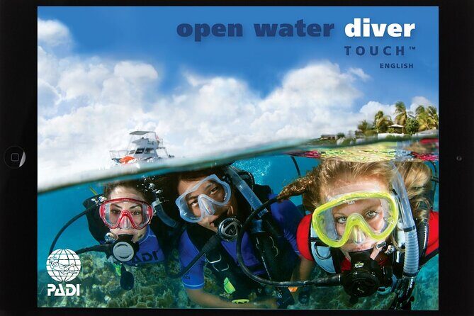 PADI Open Water Diver Course in Playa del Carmen - The smart part: finishing theory online with PADI Touch