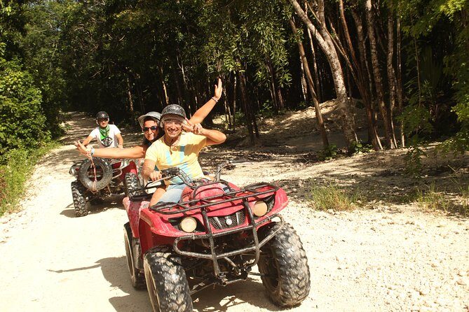 Playa del Carmen Adventure Tour: ATV and Crystal Caves - The Cenote Stop: Crystal Sinkhole Swim Time