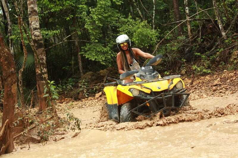 Playa del Carmen: ATV Xtreme & Zipline Experience - Cenote swim and underground river: what to expect below ground