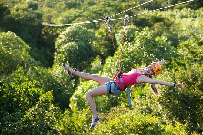 Playa del Carmen Cenote Tour: Snorkeling, Rappelling and Ziplining - Rappelling into the cenote and ziplining over the jungle