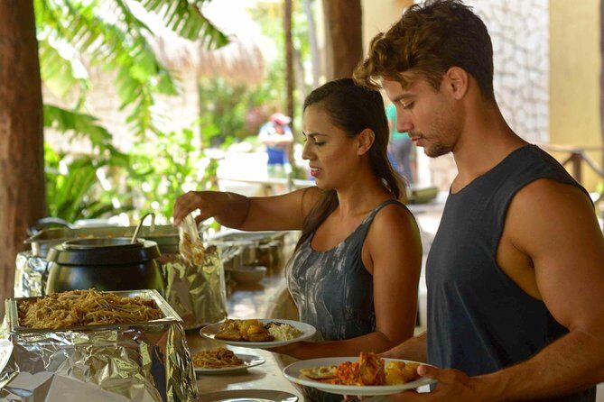 Playa del Carmen Cenote Tour: Snorkeling, Rappelling and Ziplining - Lunch, towels, showers, and the photo plan