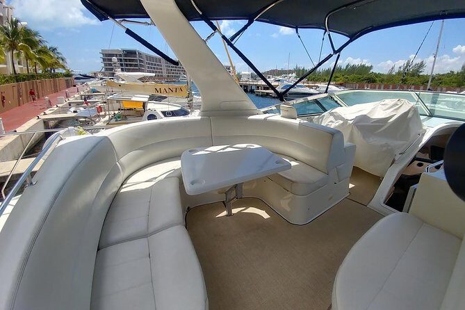 Playa Mujeres rent a Yacht 4hrs with Food and drinks aboard CA55 - The Coast Cruise Start: Leaving Cancun and Warming Up Your Sea Legs