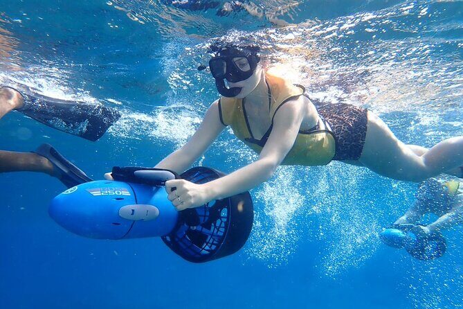 Power Snorkel By Sea Scooters & Tequila Tasting - Mayan Presentation and Tequila: Homemade Flavor With a Story