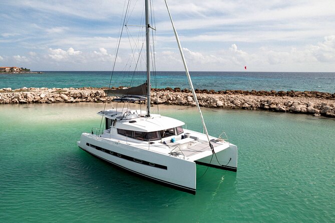 Private 40' Bali Catamaran – Drinks & Food Included - What the 4 Hours Feels Like: sail out, eat well, snorkel, and head back