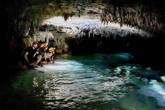 Private Cenote & Cave – Playa del Carmen, Mayan Culture & Fossils - Inside the cenote: what you’re likely to see with your helmet light