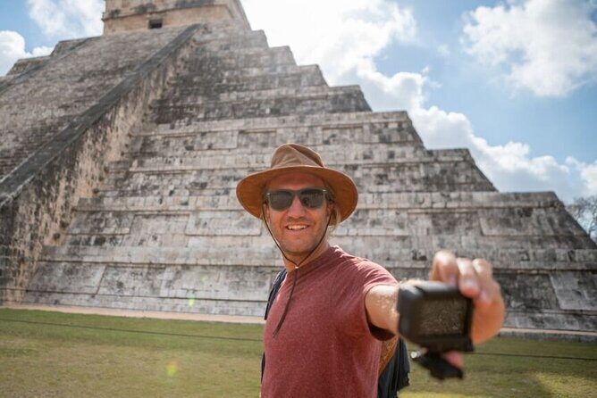 Private Chichen Itza, Cenote & Valladolid All Inclusive Tour - Cenote Valladolid With a Manmade Waterfall and Photo Platforms
