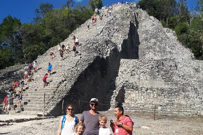Private Coba & Cenotes tour - Cobá ruins at an 8:00 am start: bikes, Mayan limo, and the 120-step climb
