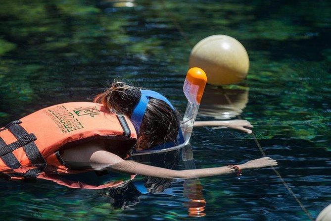 Private Coba & Jungle Adventure: Zipline, Rappel & Cenote - Snorkeling in the cenote: what to expect in the water time
