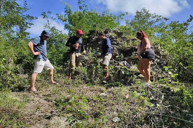 Private Cozumel Cave and Ruin Exploration Tour with Mexican Lunch - San Martin Turtle Camp: nests, sea breeze, and a tiki-style drink