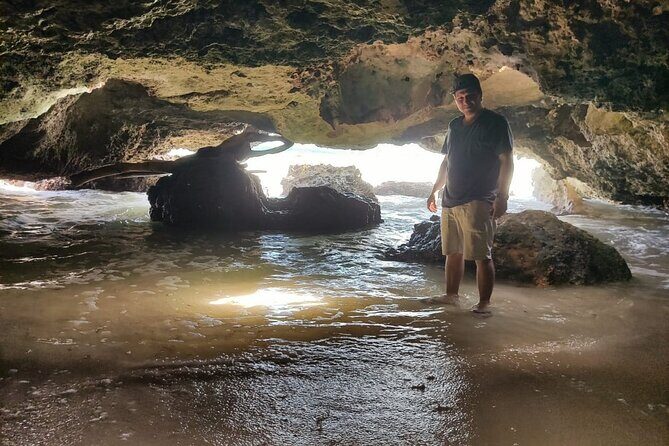 Private Cozumel Cave and Ruin Exploration Tour with Mexican Lunch - El Mirador: viewpoint climb, handmade huts, and oceanfront lunch