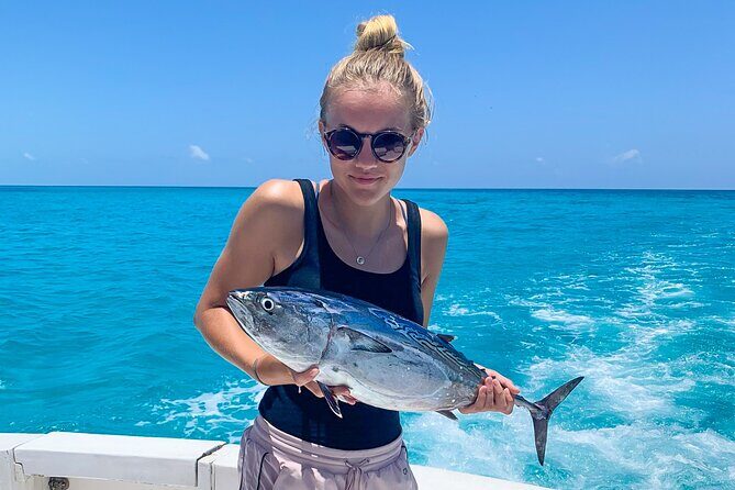 Private Deep Sea Fishing Tour in Isla Mujeres and Cancun - Stop 2 in Cancun waters: where the targeted fishing happens