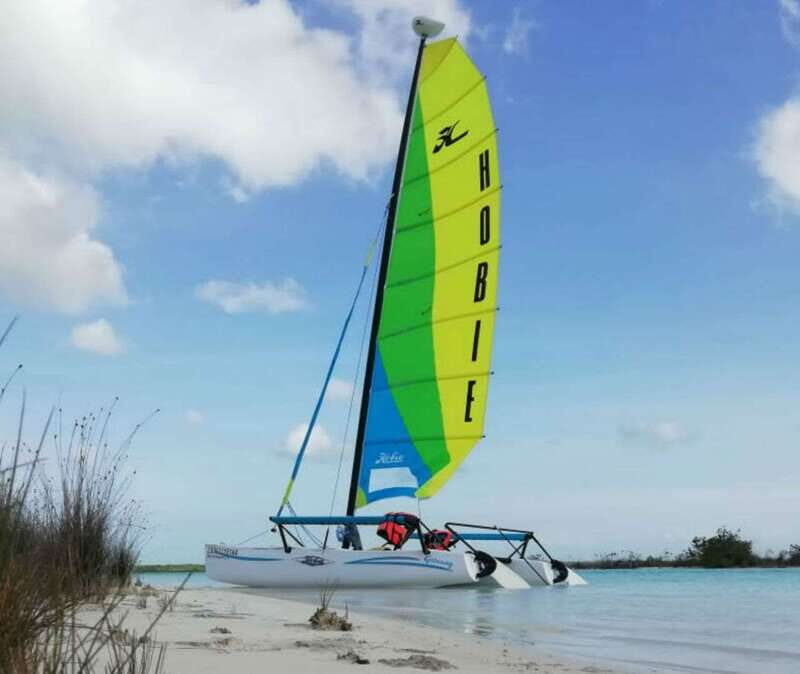 Private Hobie Cat Sailing Tour - Bacalar Lagoon by Hobie Cat: what 3 hours looks like in real life