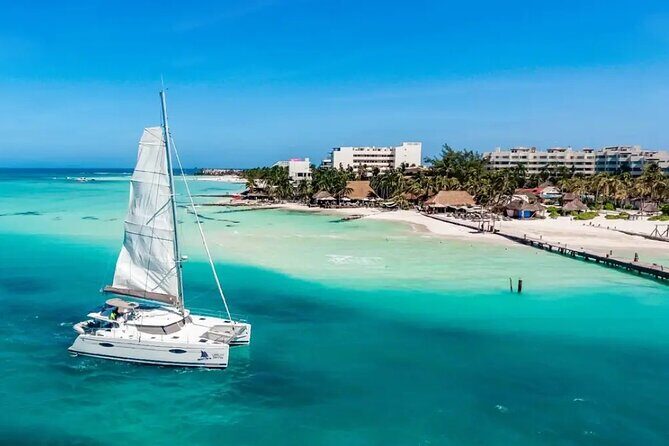 Private Luxury Catamaran Cancun to Isla Mujeres | For up to 30 pp - El Farito snorkeling: the short stop that works for most people