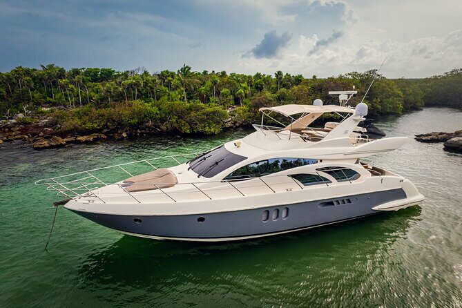 Private Luxury Sunset Dinner Cruise – 51' Leopard Yacht in Cancun - Getting There: Marina Muelle Flamingos Can Be Tricky Inside the Marina