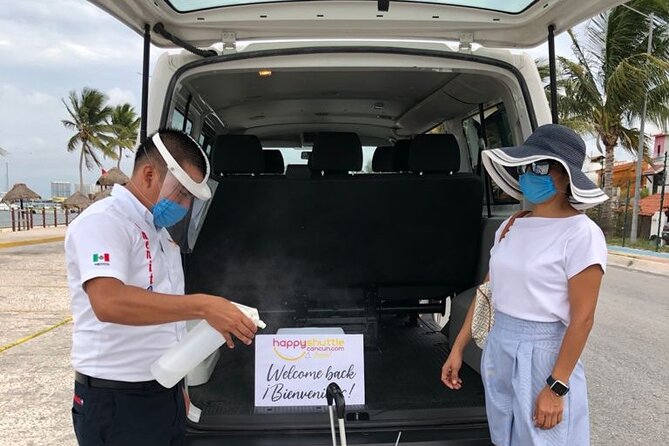 Private Roundtrip Transportation from Cancun Airport to Ferry Isla Mujeres - How the Price Works for a Group Up to 7