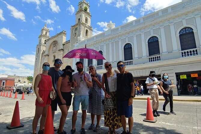 Private Street Food Tour + Historic Tour Merida - Best Rated - Catedral de Mérida and Plaza Grande: the historic core in walking distance