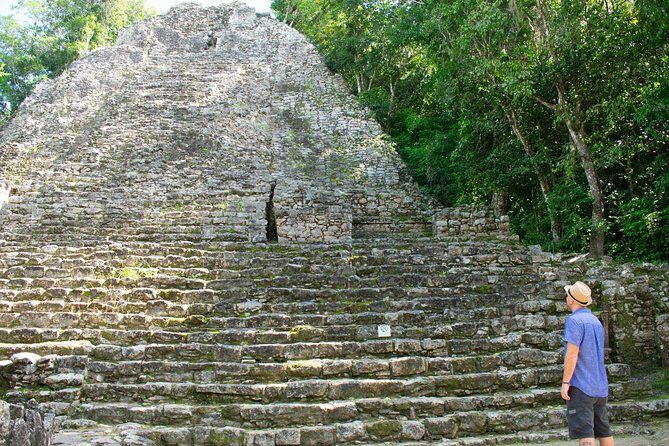 Private Tour: 2 Mayan cities in one day, Tulum and Coba - Lunch Near the Ruins: Buffet Food, One Soft Drink, and a 3:00 pm Deadline