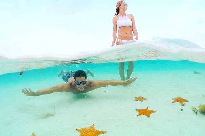 Private Tour in Cozumel El Cielo Sandbar and Reef Snorkeling - El Cielo Sandbar and Playa El Cielo: starfish watching at shallow depth