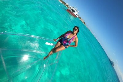 Private Tour Isla Mujeres excursion in Transparent Boat - El Farito: Colorful Fish Viewing With a Clear Hull