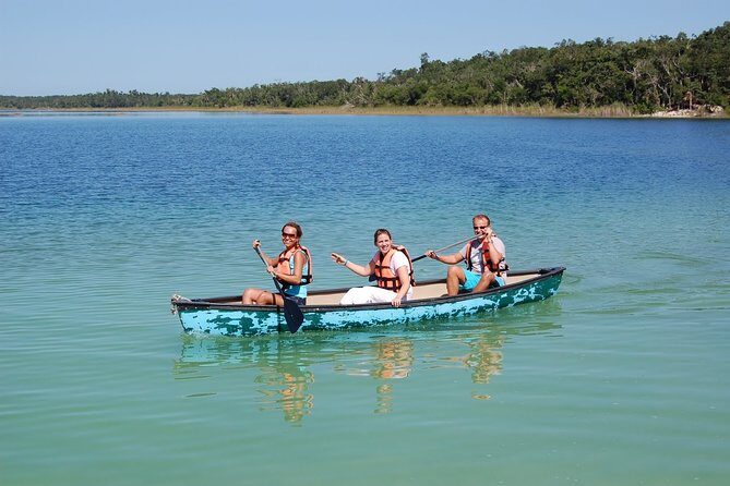 Private Tour Punta Laguna Monkey Sanctuary Zip Line - Canoeing through the reserve: a break from the trails