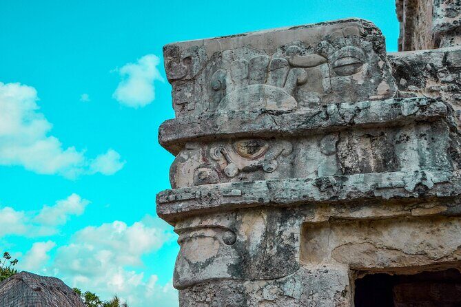 Private Tour to Tulum Ruins, Swim with turtles and Cenote Cave - The Tulum ruins stop: views first, history second