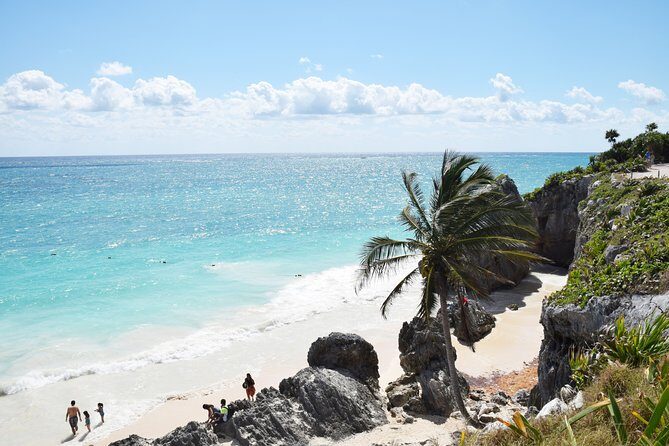Private Tulum Ruins & Akumal Turtle Adventure - Tulum Ruins by the Caribbean: sea views and Mayan trade routes