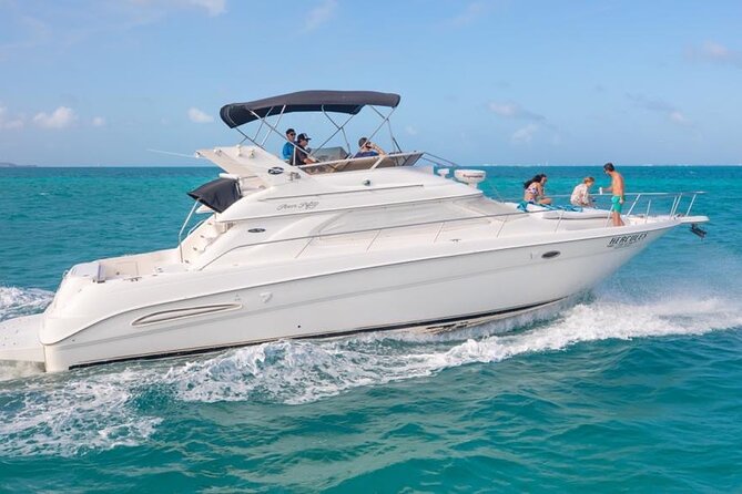 Private Yacht - 46 ft SeaRay Cancun Bay Snorkel 23P4 - Getting there: Calle Sunset Marina logistics that actually matter