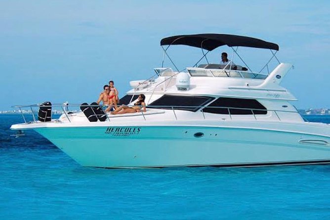 Private Yacht - 46 ft SeaRay Cancun Bay Snorkel 23P4 - Isla Mujeres and Playa Norte: what you’re paying for on the longer trips