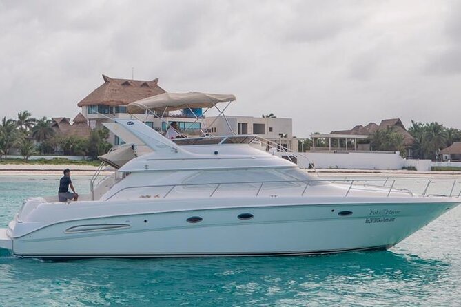 Private Yacht Rental Sea Ray 46ft Cancun 23P3 - A private yacht day in Cancun, with a plan that actually flexes