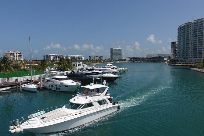 Rent a Private Yacht or Boat for 4 hrs from Playa Mujeres -SR55H4 - Life Aboard: Drinks, Snacks, Music, and Crew Care