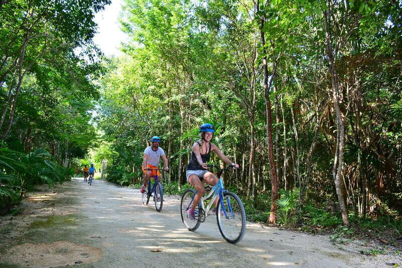 Rio Secreto Nature Reserve: Bicycle, Rappel & Ziplines Tour - The Jungle Bike Ride: Nice Change of Pace, Not the Main Event