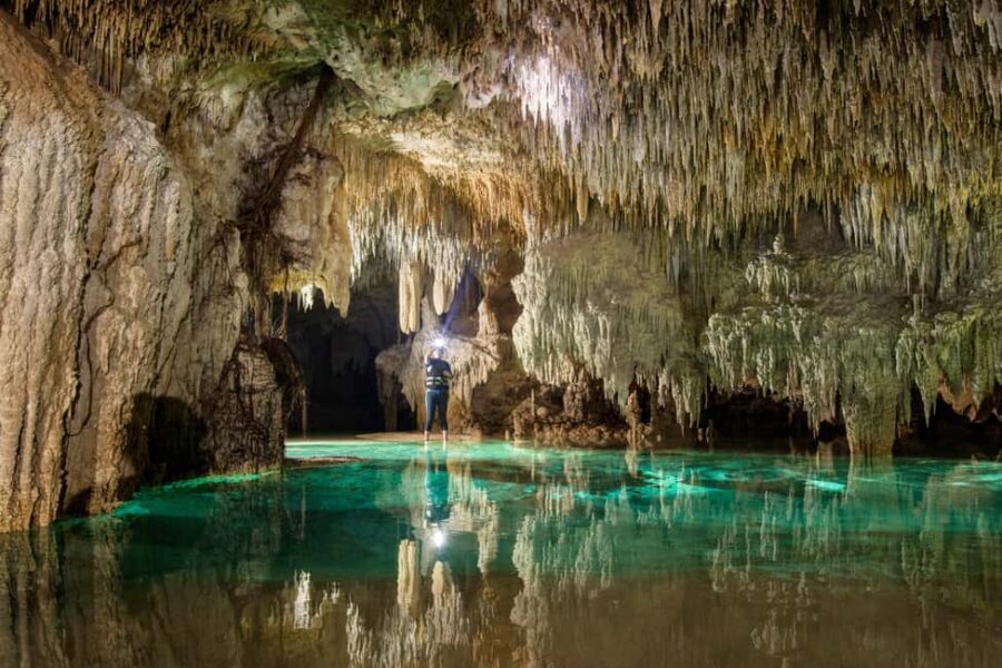 Riviera Maya: Rio Secreto Natural Reserve Tour - The underground swim and snorkeling: the main event