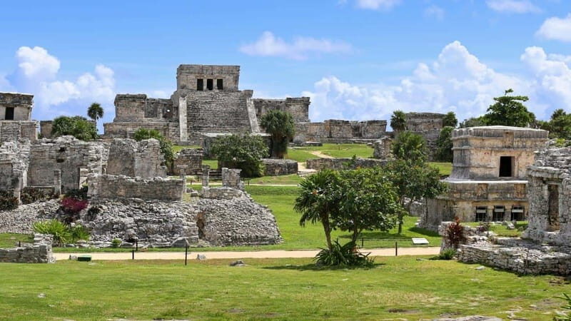 Riviera Maya: Tulum Ruins and 2 Cenotes Half-Day Tour - Temple of the Frescoes: Where the Solar-Observatory Free Time Helps