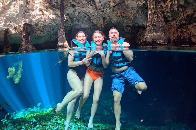 Riviera Maya : Tulum Ruins Tour, 3 Cenotes, Mexican Lunch - Tulum Archaeological Site: Caribbean views and an organized visit