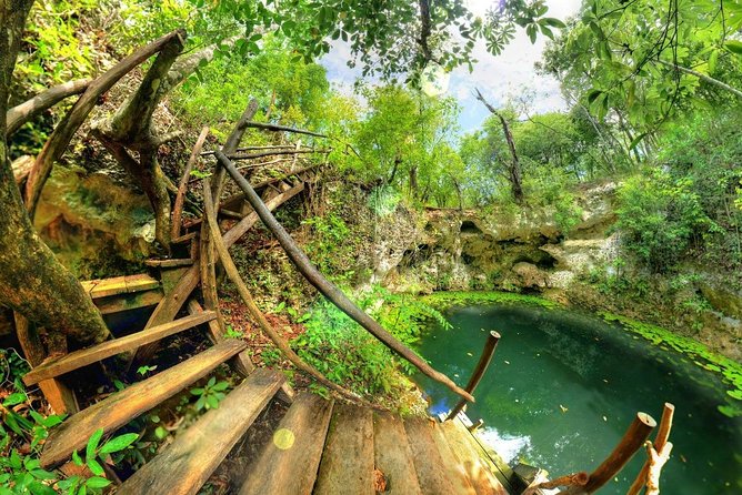 Route of the cenotes (ZAPOTE) - The adventure layer: jumps, aquatic zip lines, and ATV add-ons