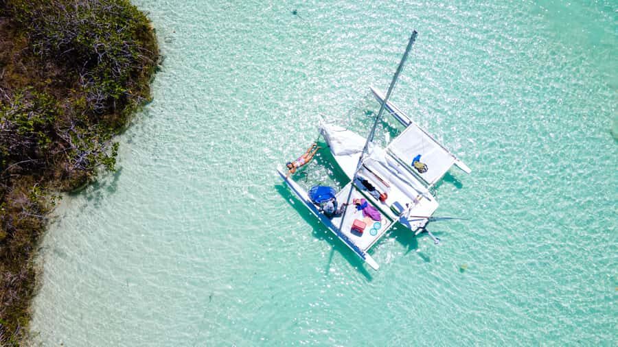 Sail for 4 hours in the most SECRET spot in Bacalar. INCLUDES Beach Club. - The Hibiscus Drinks and Picnic View: Small Details, Big Payoff