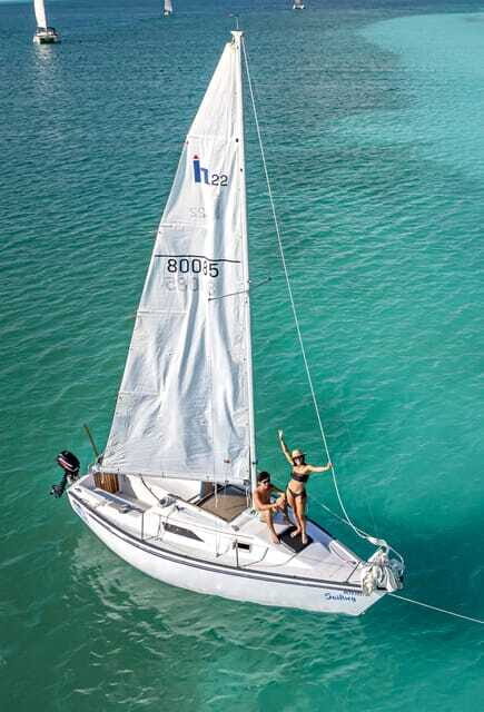 Sailboat tour in the seven colors lagoon of Bacalar - Pirate’s Channel swimming: the most fun part of the whole trip
