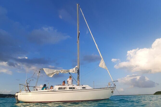 Sailing Tour around the Bacalar Lagoon - Pirates Channel stop: swim time with a story attached