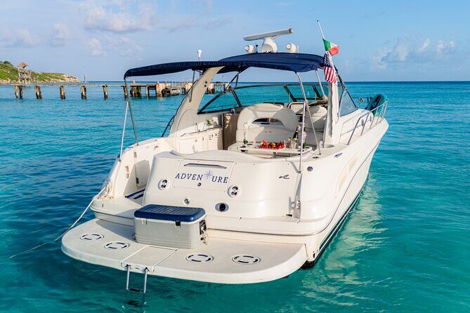 SeaRay 43ft Isla Mujeres, Snorkelling and more!! - Sailing out of Cancun’s Aquatours marina and into the Nichupté lagoon