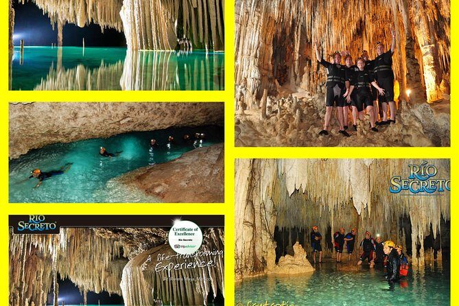 Secret River - Río Secreto: walking and swimming the natural cave galleries