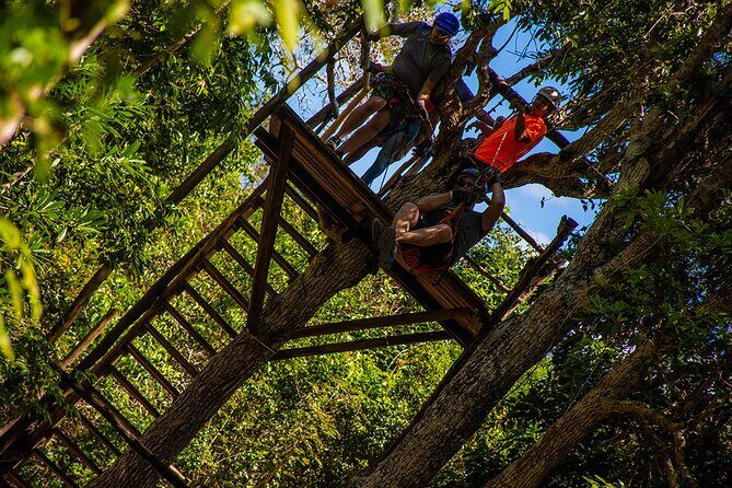 Shared ATV, Zipline, and Cenote Adventure from Playa del Carmen - Playa del Carmen pickup and the Cocobongo meeting point
