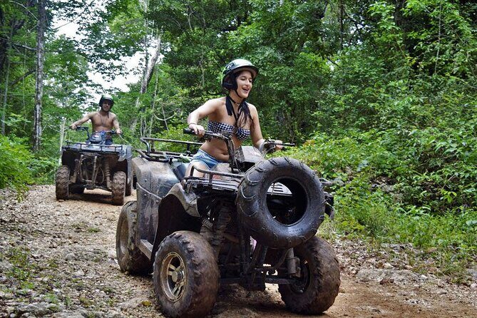 Shared ATV, Zipline, and Cenote Adventure from Playa del Carmen - Ziplining and jungle riding: how the route feels in real life